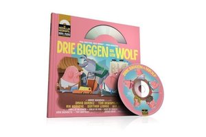 Heerlijke hoorspel - Drie biggen en een wolf (boek+CD)