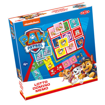 Tactic PAW Patrol 3 in 1 : Memo - Lotto - Domino