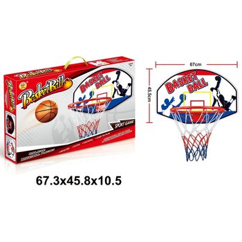 Braet Basketbalring met board 67x45 cm
