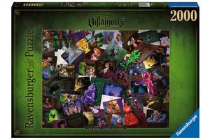 Ravensburger Puzzel (2000stuks) - Disney Villainous All Villains