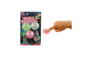 Magic Fidget - Sticky Balls (Glow-in-the-Dark) - 3stuks