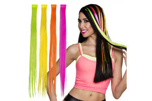 Hairextention neonkleuren