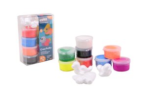 Twizz Crea Foam putty set (8 kleuren + 3 figuren)