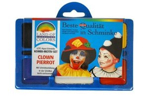 Make-up set clown en pierrot