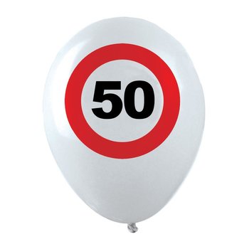 12 ballonnen 12" traffic 50 jaar