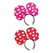 1 Diadeem Minnie Mouse - roze OF rood