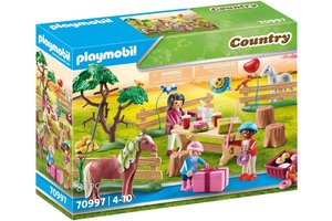 Playmobil PM Country - Kinderverjaardagsfeestje op de ponyboerderij 70997