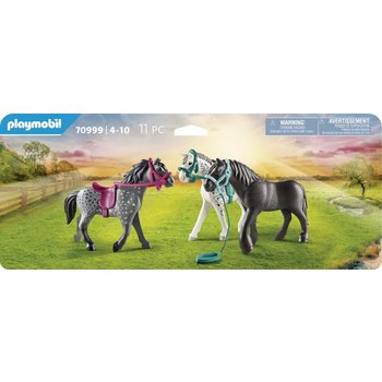 Playmobil PM Country - 3 paarden (het Friese paard, de Knabstrupper, de Andalusiër) 70999