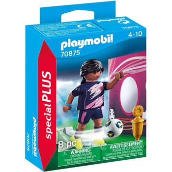 Playmobil PM Special PLUS - Voetbalster met doelmuur 70875