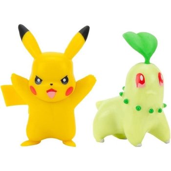 Boti Pokémon Battle Figure Pack - Chikorita & Pikachu