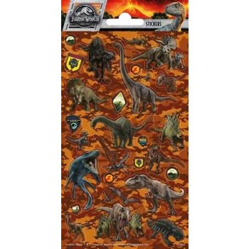 Jurassic World - Stickerset met 27 stickers