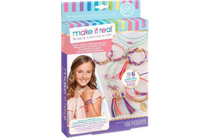 Make it Real Make it Real - Suede armbandjes met goudkleurige schakels