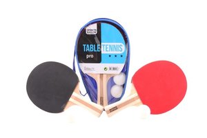 Sport Active Tafeltennisset met 2 ballen in draagtas