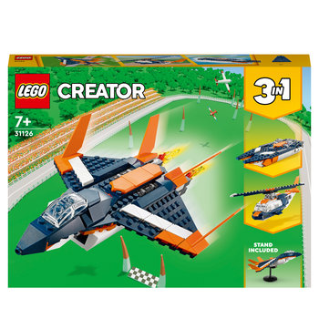 LEGO LEGO Creator 3-in-1 Supersonische straaljager & boot - 31126