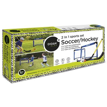 Didak Play Voetbal & Hockeyset 2-in-1 (55x44x44cm)