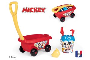 Smoby Mickey Mouse - Strandkar (gevuld)