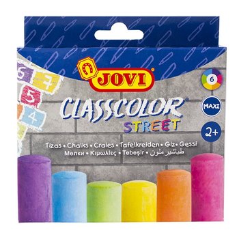 Jovi JOVI Stoepkrijt Maxi - Etui (karton) 6stuks (gekleurd)