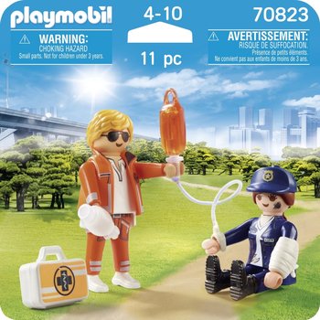 Playmobil PM DuoPack - Spoedarts en politieagente 70823