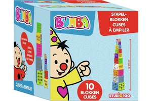 Studio 100 Bumba - Stapelblokken (kubus met 10 blokken)