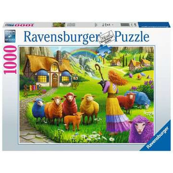 Ravensburger Puzzel (1000stuks) - De kleurrijke wolwinkel