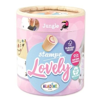 Aladine Stampo 15 houten stempels - Lovely Jungle