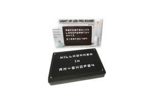 Letterbord met LED Light