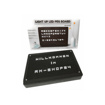 Letterbord met LED Light