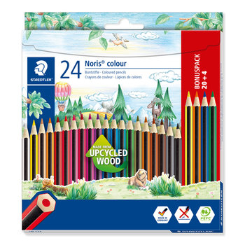 staedtler Kleurpotloden Noris WOPEX zeskantig - 24stuks (20+4 gratis) in karton etui