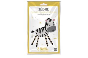 Kit rubber en stokjes - Zebra