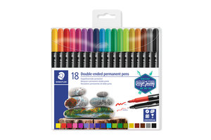 staedtler Viltstiften Design Journey dubbele punt - 18stuks