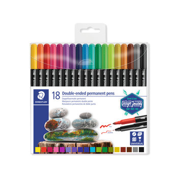 staedtler Viltstiften Design Journey dubbele punt - 18stuks