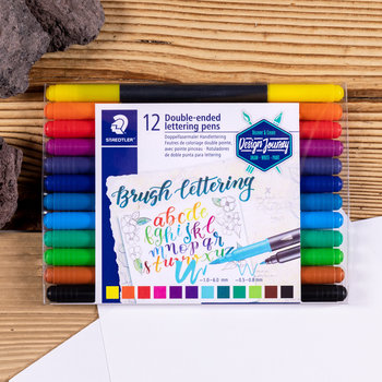 staedtler Brushpen met dubbele punt - 12stuks