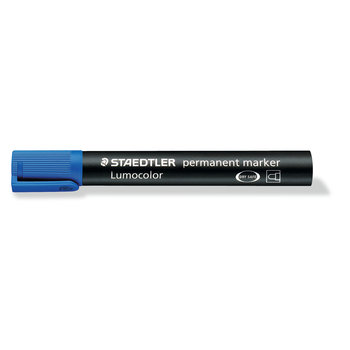 staedtler Lumocolor Permanent-Marker 2mm/ronde punt - blauw