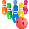 Tactic Bowling Set (foam) - 7-delig