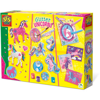 SES Creative SES Creative - Glitter Unicorns 3-in-1