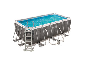 Bestway Bestway Power Steel Rectangular Frame Pool Set (412x201x122cm) - rotanlook