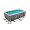 Bestway Bestway Power Steel Rectangular Frame Pool Set (412x201x122cm) - rotanlook