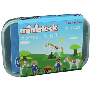 Ministeck Ministeck (Plastic Box) - Paardenstal 4-in-1 (510stuks)