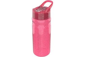 Lunch Buddies - Sportfles "Glitter" 600ml - PINK