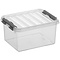 Sunware Q-line Box 2L - transparant/metaal