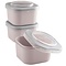 Suware Sigma Home Food to go Lunch bakje (set van 3) - roze