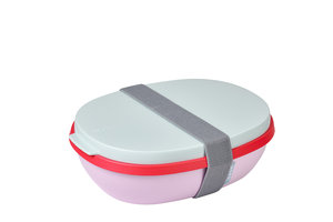 mepal Limited Edition Lunchbox Ellipse Duo - Strawberry vibe