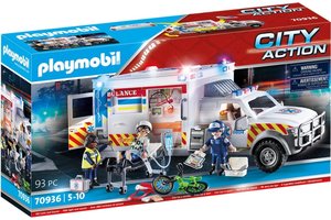 Playmobil PM City Action - Reddingsvoertuig US Ambulance 70936