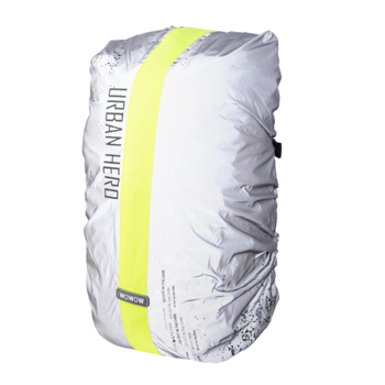 wowow Bag Cover Urban Hero Full Reflective 35L - Silver/yellow