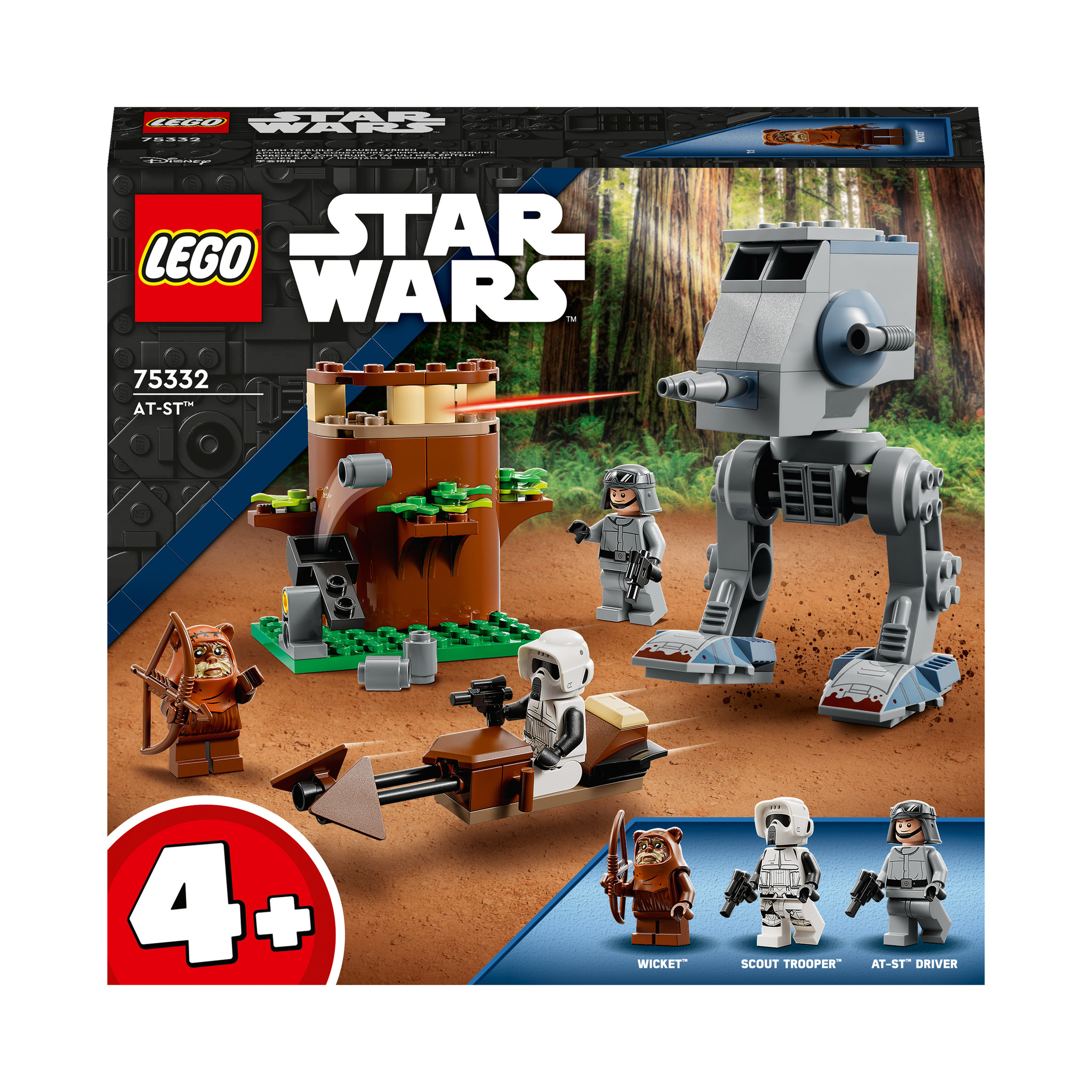 informatie onaangenaam Slank LEGO 75332 Star Wars AT-ST Constructie Speelgoed - t Klavertje Vier