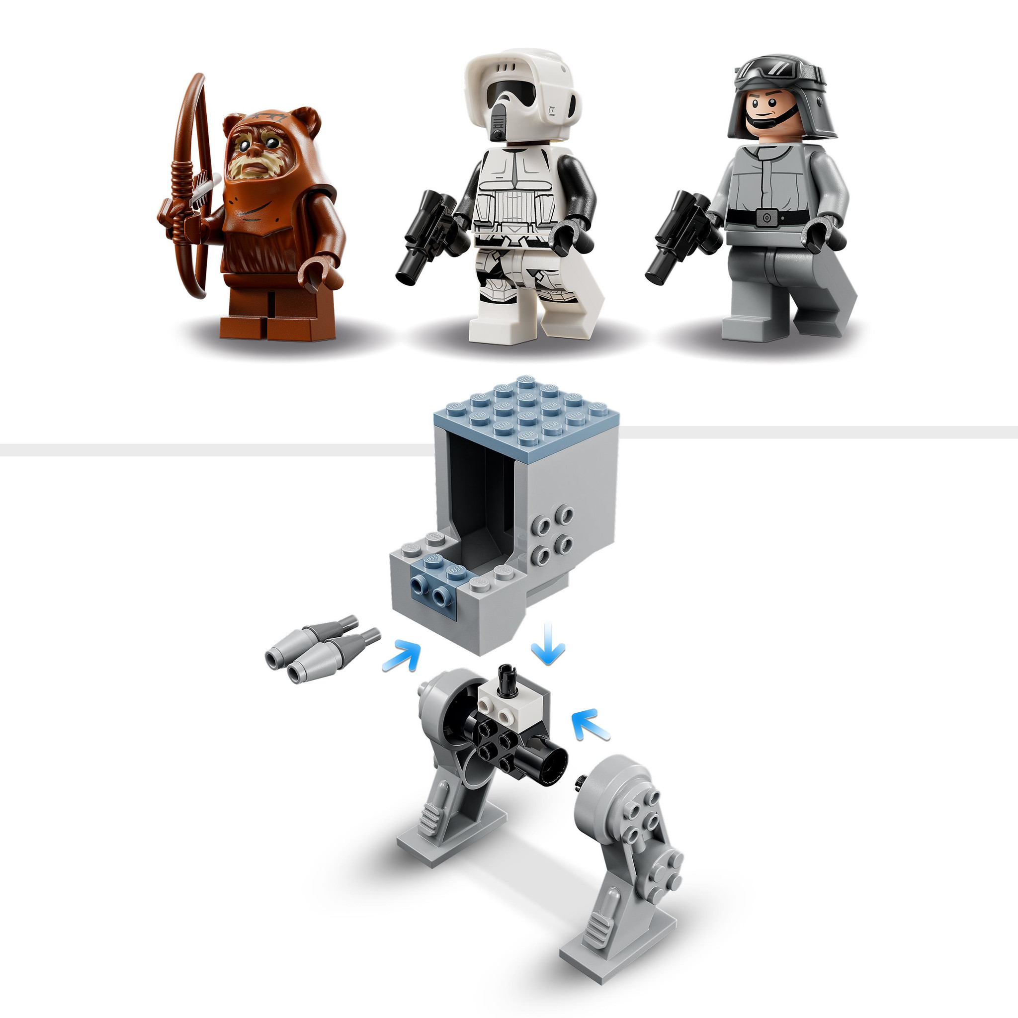 Doe een poging Effectiviteit Bespreken LEGO 75332 Star Wars AT-ST Constructie Speelgoed - t Klavertje Vier