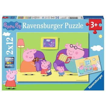 Ravensburger Puzzel (2x12stuks) - Peppa Pig - Thuis bij Peppa Pig