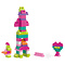 Mega Bloks Mega Bloks First Builders - Grote bouwtas 60 stuks - roze