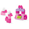 Mega Bloks Mega Bloks First Builders - Grote bouwtas 60 stuks - roze