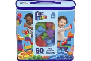 Mega Bloks Mega Bloks First Builders - Grote bouwtas 60 stuks